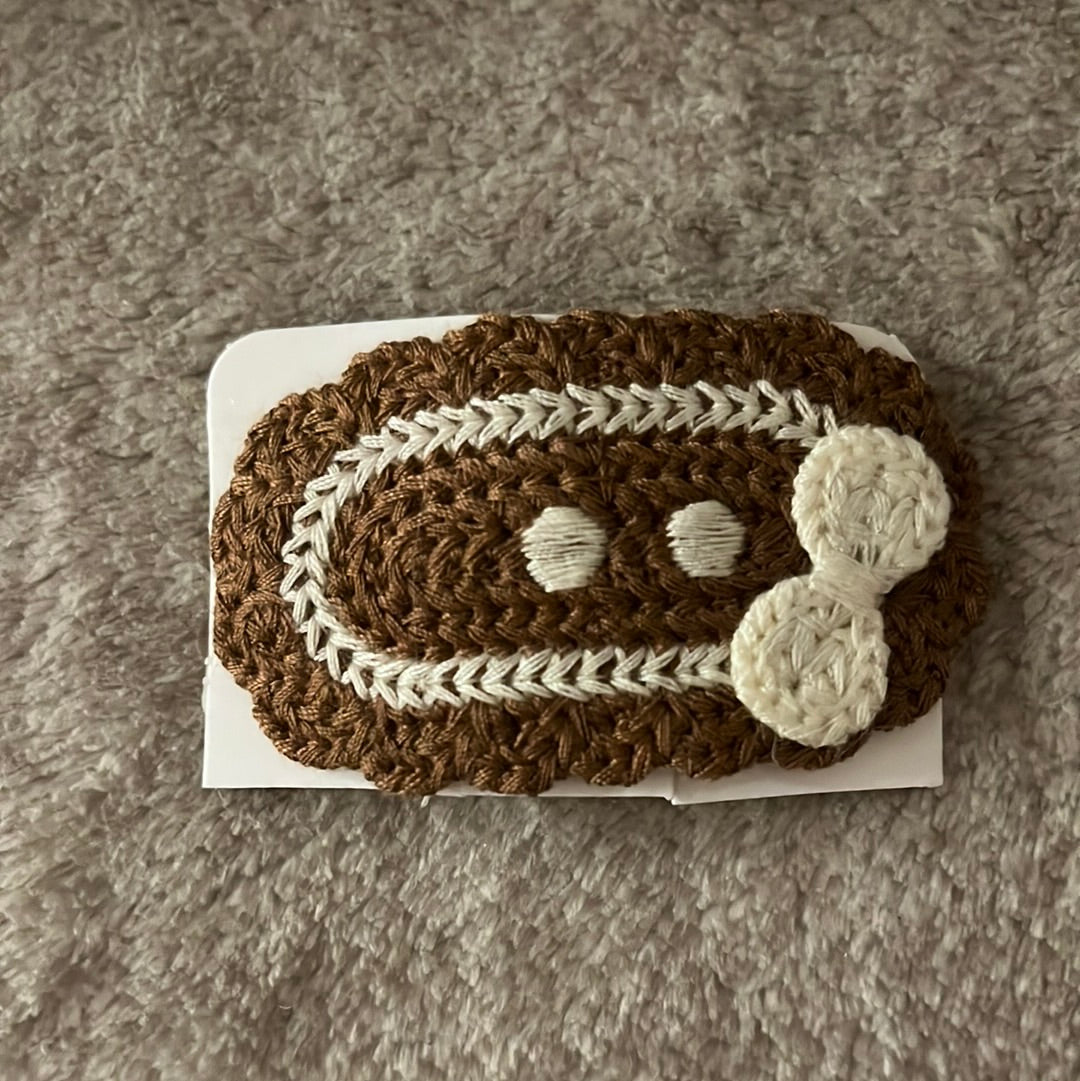 Crocheted Barretts
