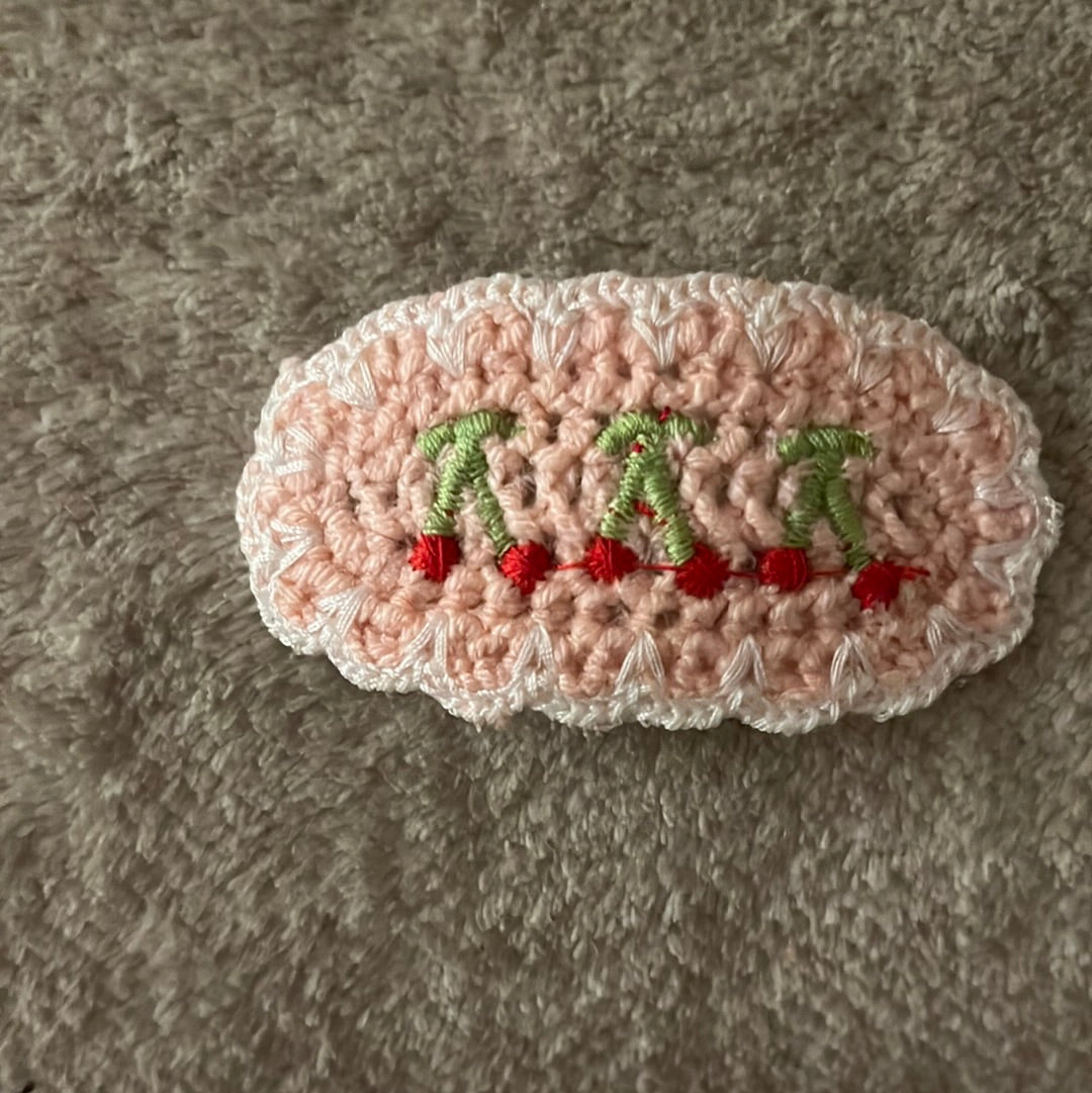Crocheted Barretts