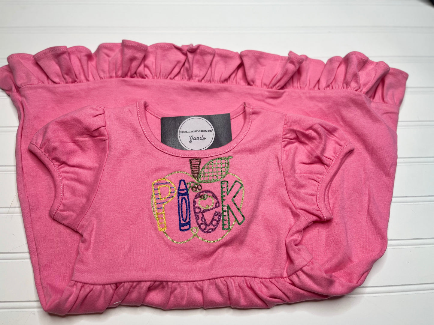 Embroidery Design or Name.