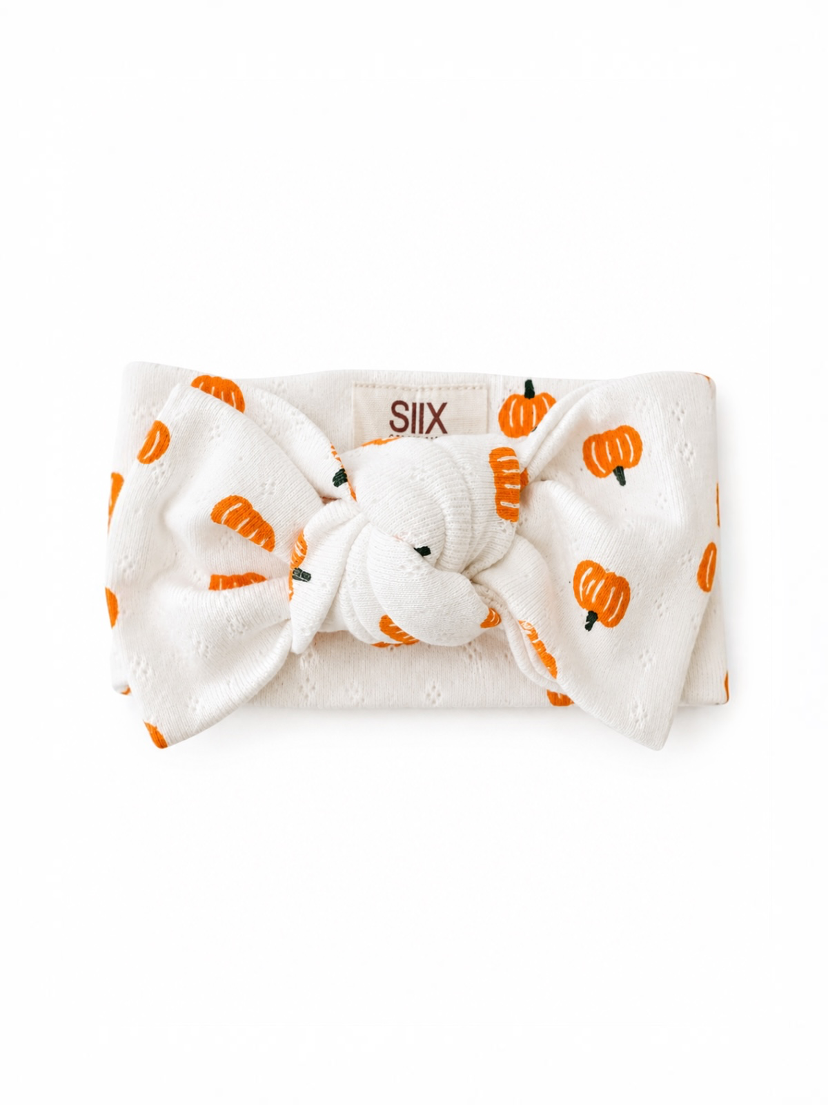 Pumpkin / Organic Pointelle Bow