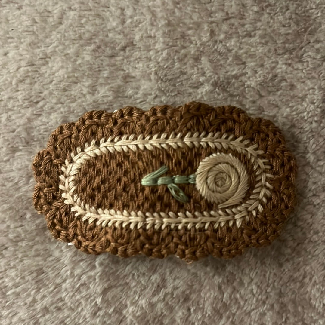 Crocheted Barretts