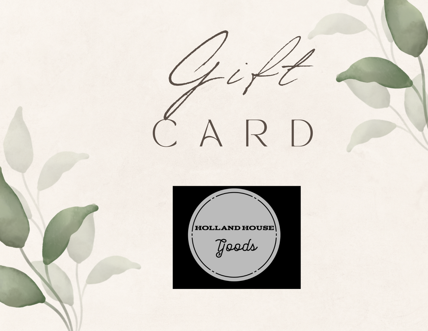 Gift Certificate $50