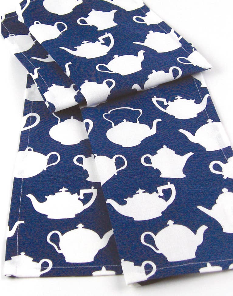 Teapots Kitchen Towels 2-Pc Set