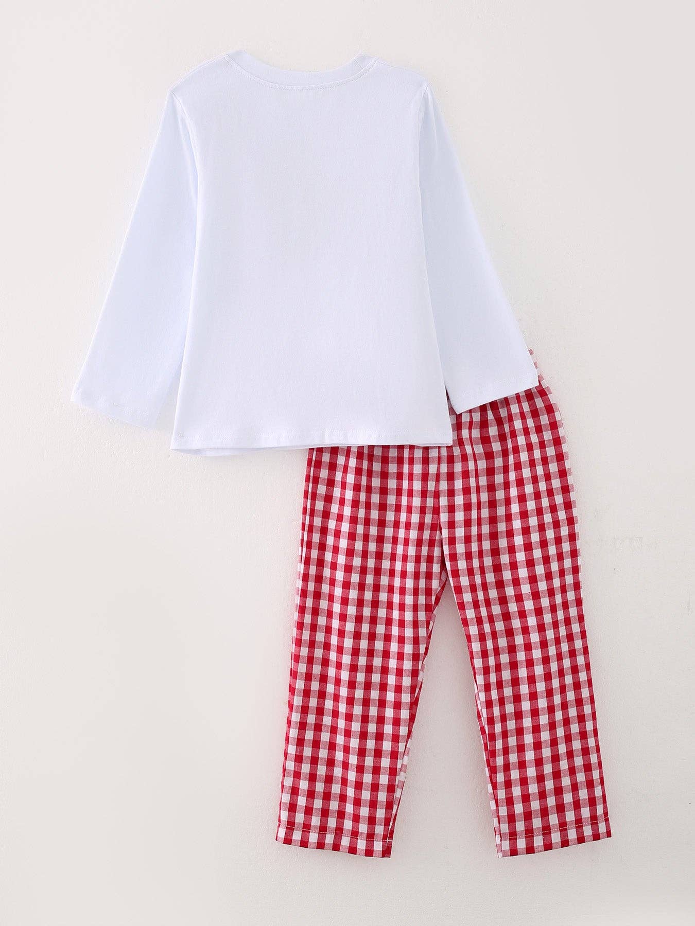 Christmas Tree Smocking Embroidered Boys Outfit