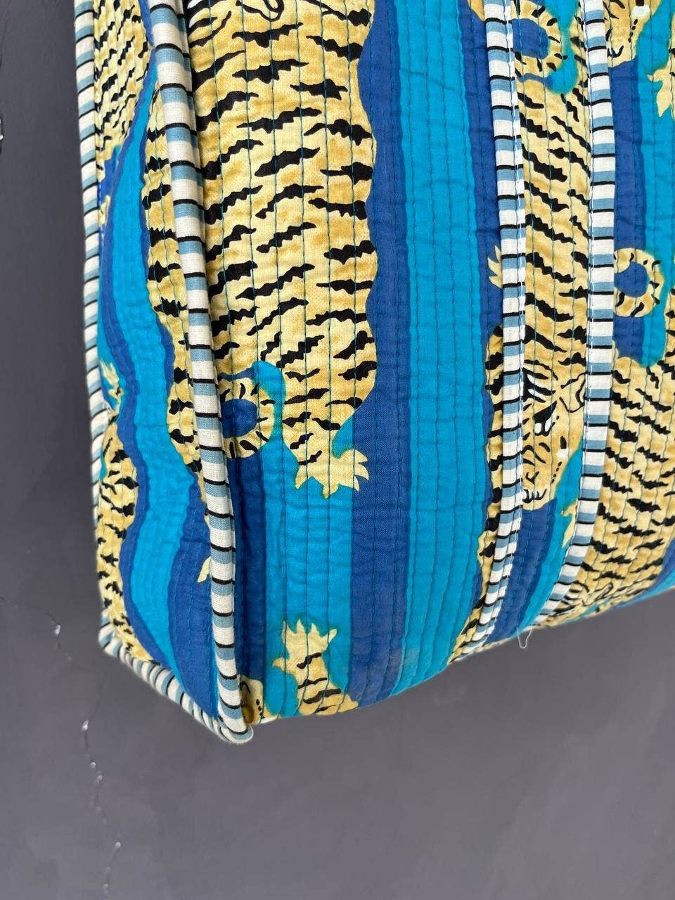 Quilted Reversible Floral Eco-Friendly Handmade Tote Bag