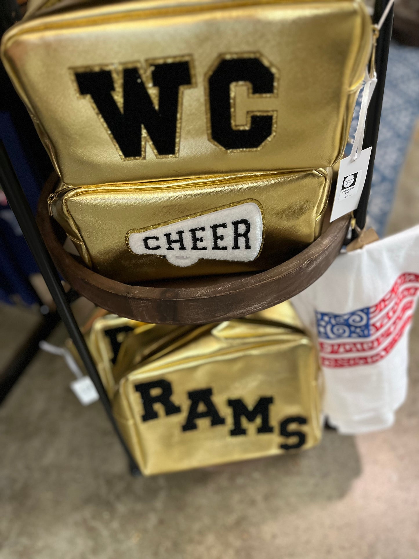 Gold Travel Bags