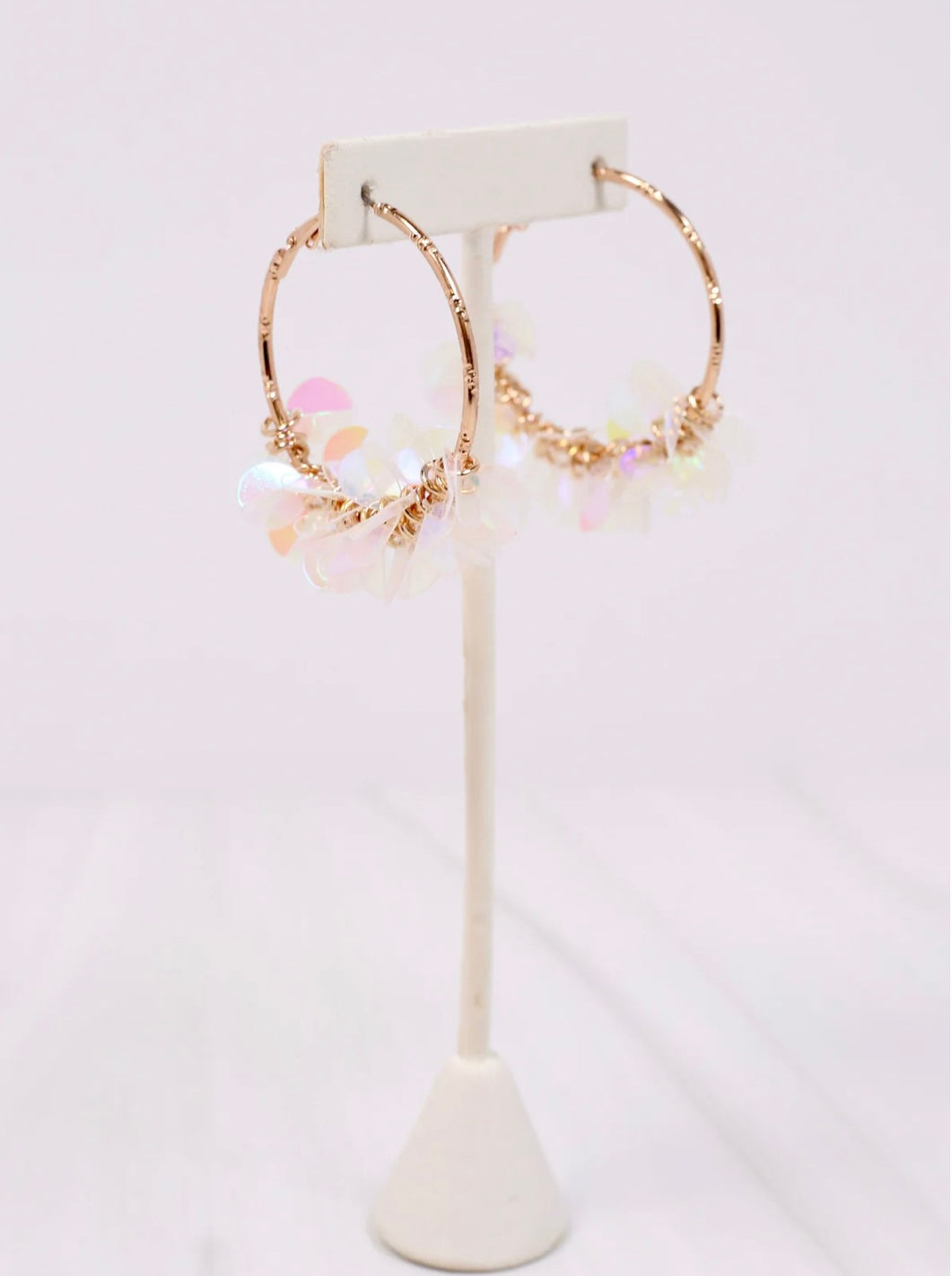 Myra Sequin Hoop Earrings