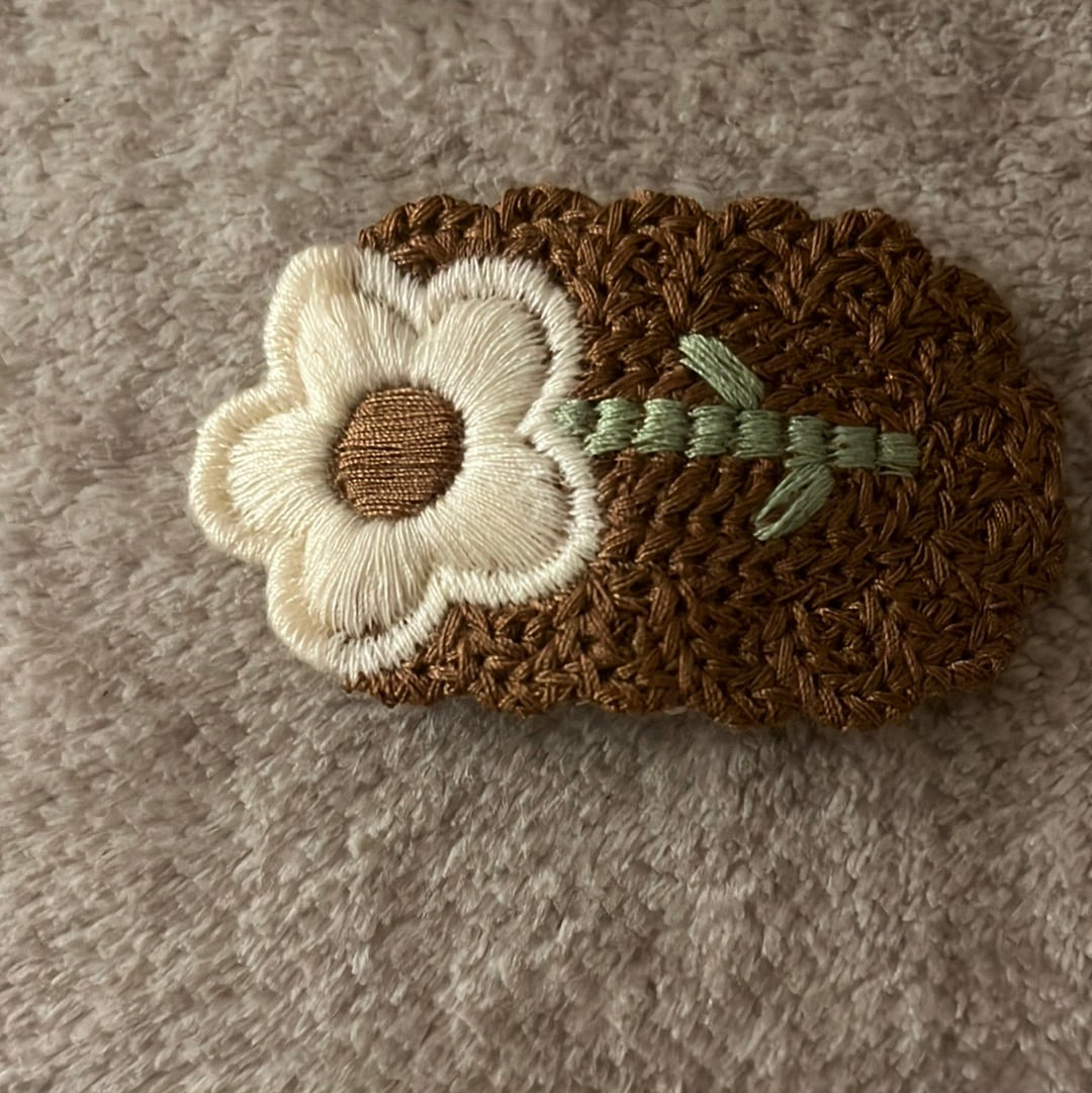 Crocheted Barretts