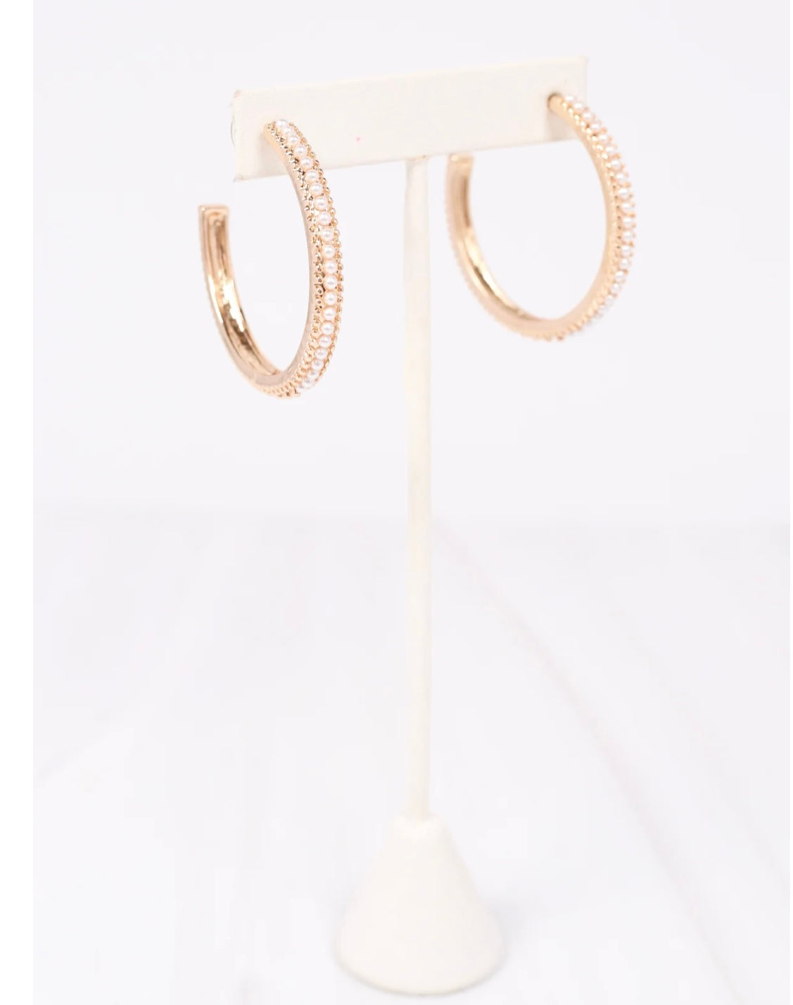 Knox Pearl Hoop earrings