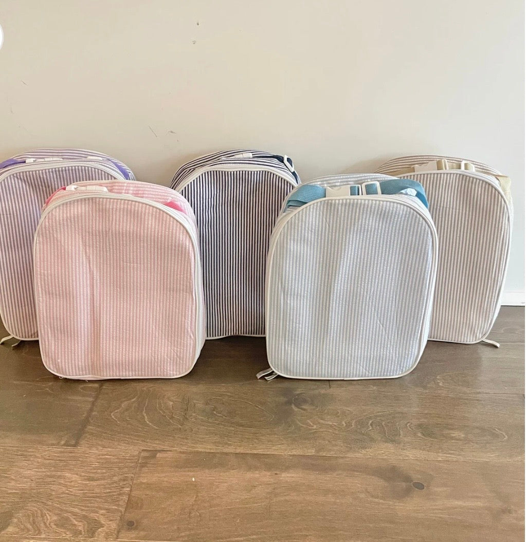 Love That Cotton Seersucker Lunch Box