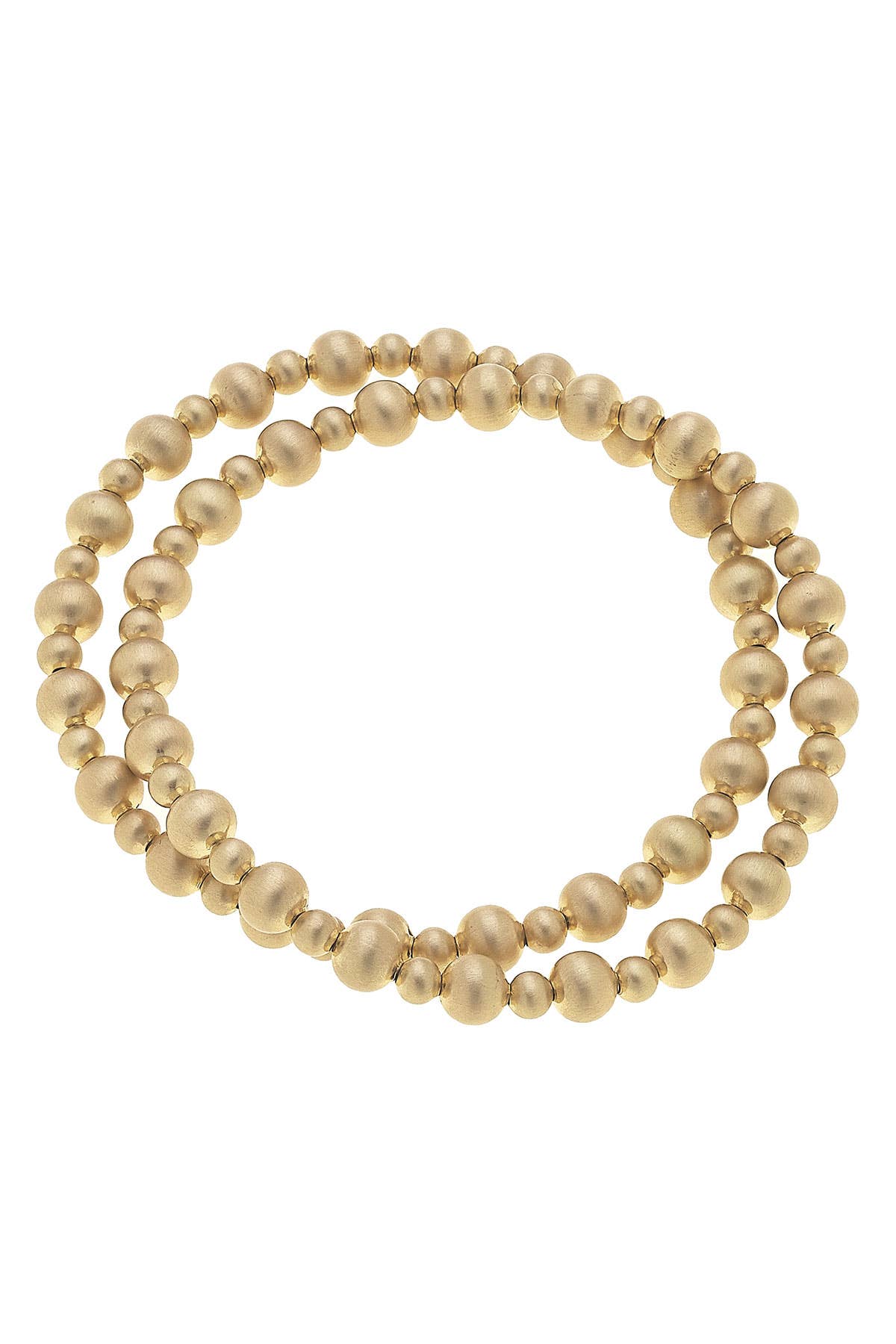 Kayla Ball Bead Stretch Bracelets (Set of 2)