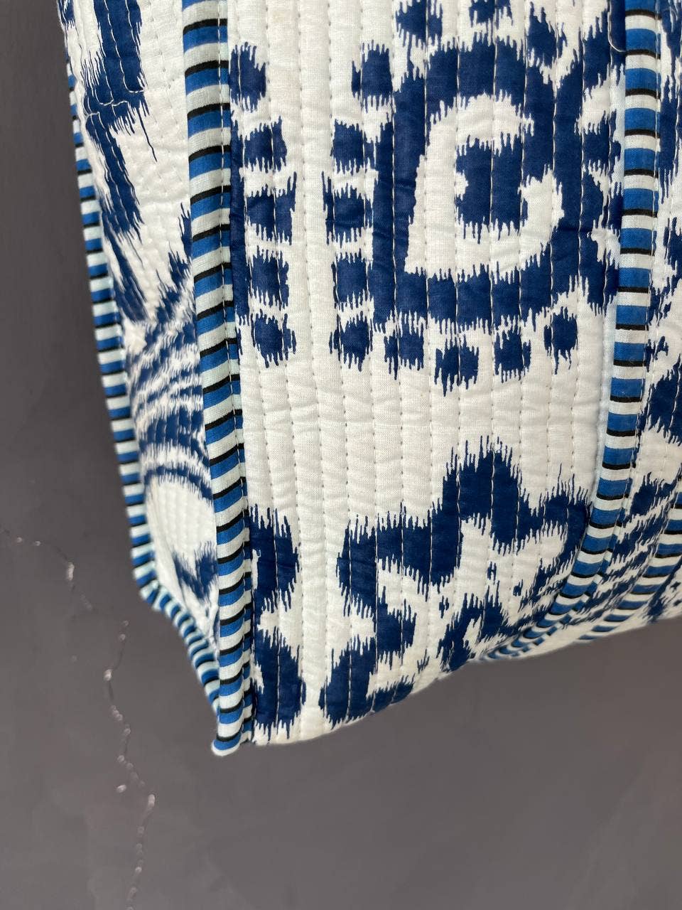 Handmade Block Printed Quilted Shoulder Bag Indian Shopping