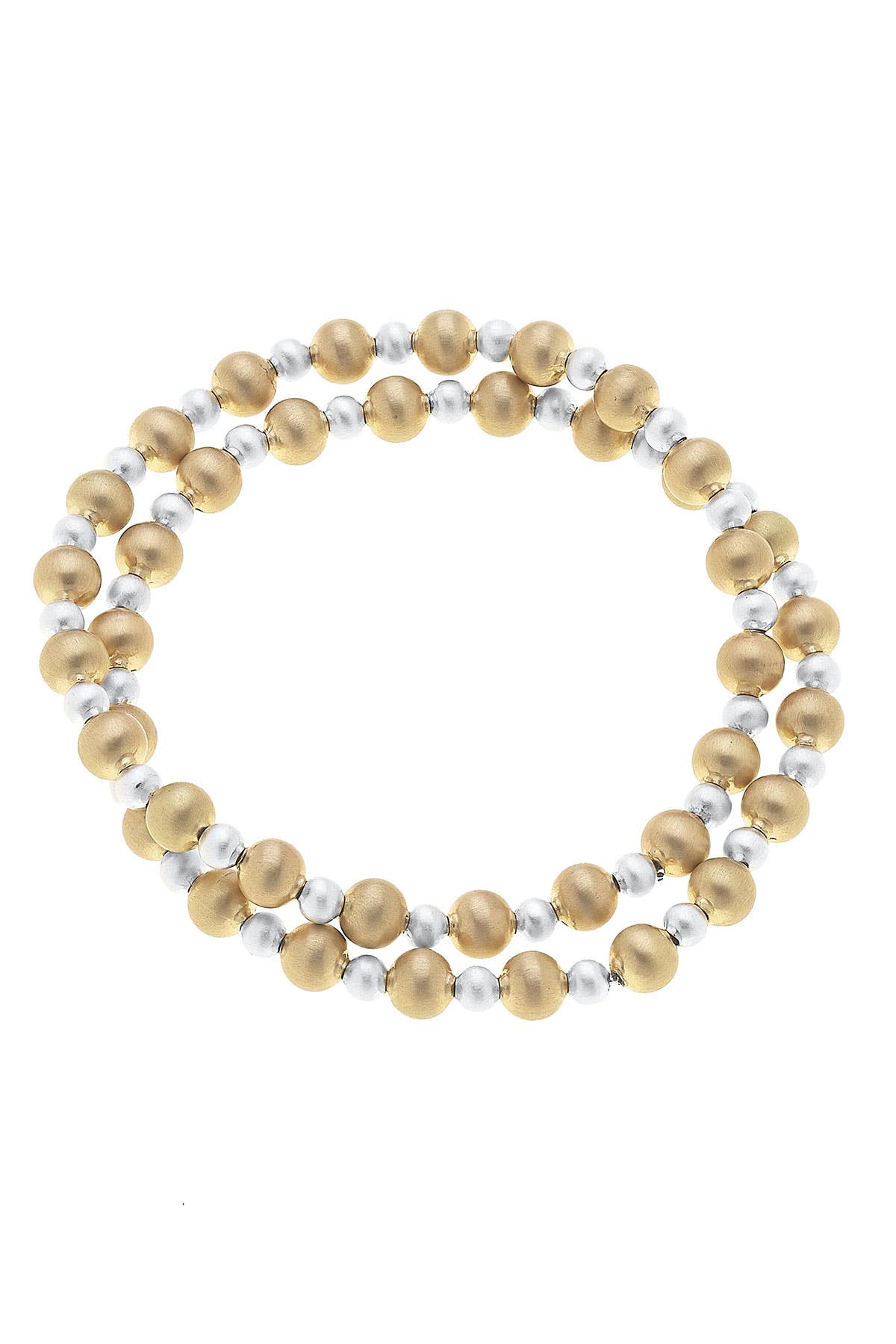 Kayla Ball Bead Stretch Bracelets (Set of 2)