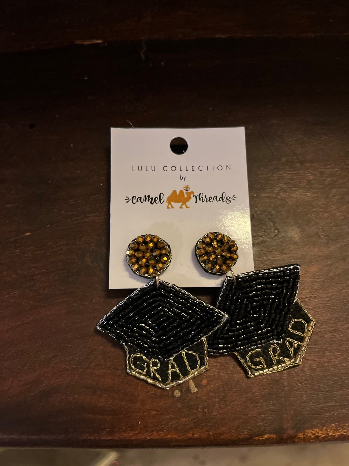 Graduation Cap Earrings
