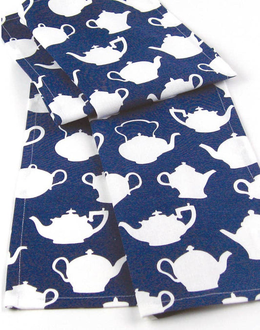 Teapots Kitchen Towels 2-Pc Set