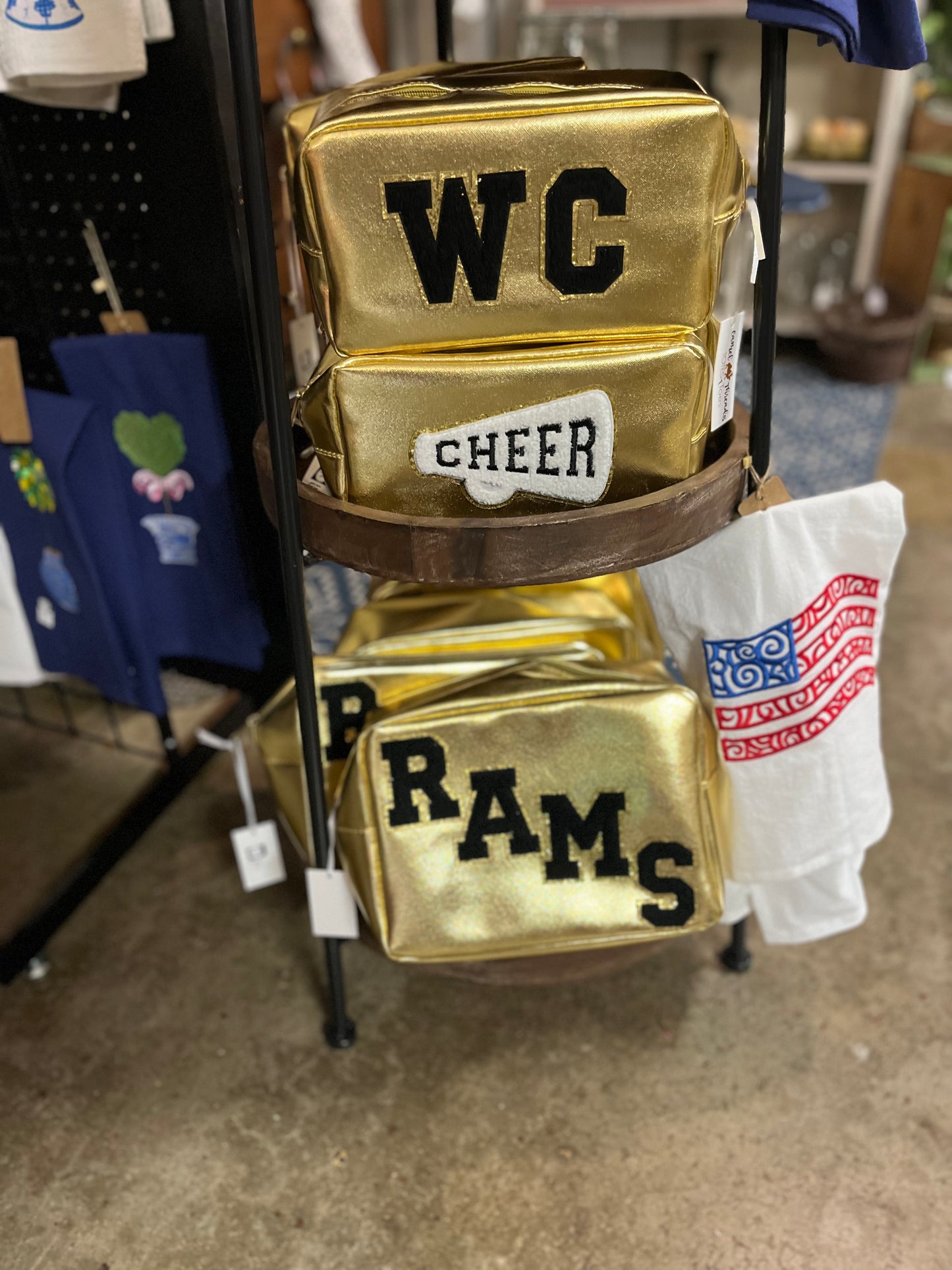 Gold Travel Bags