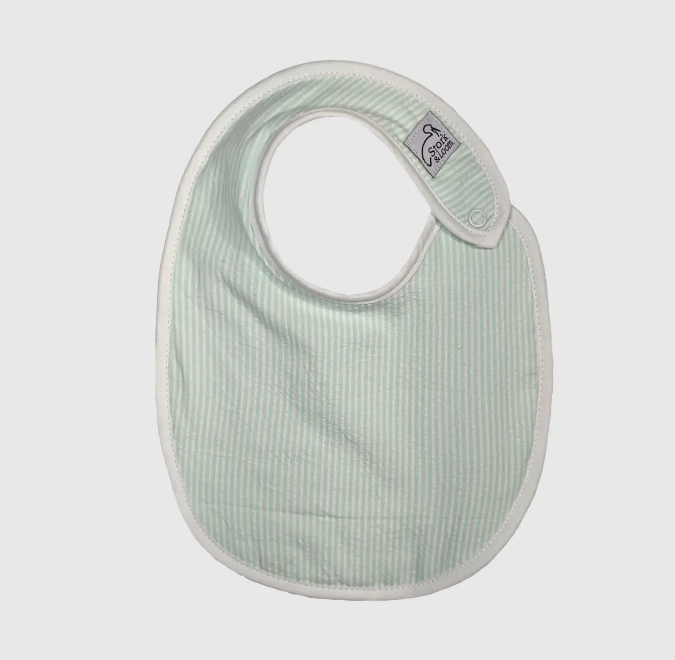 Embroidered Bib & Burp Cloth Set