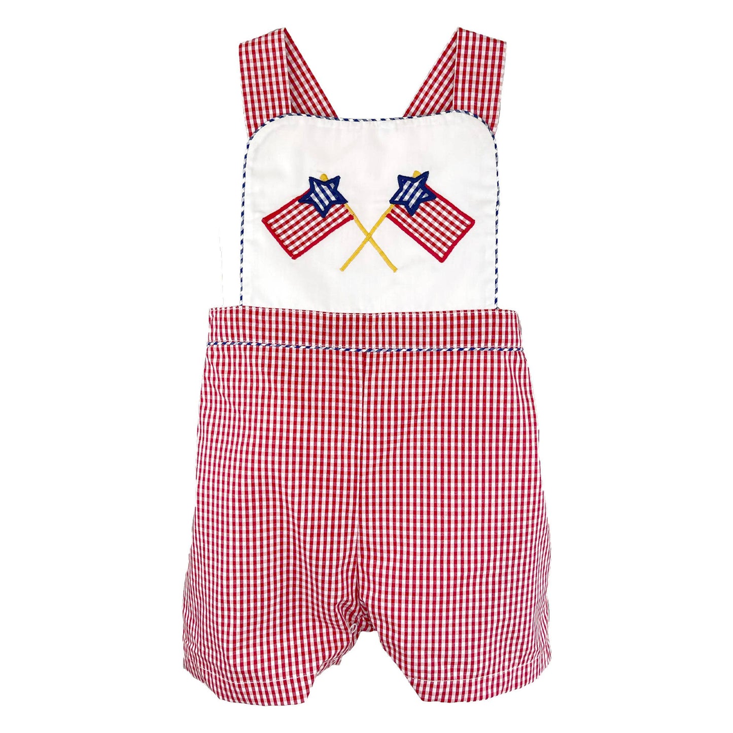 Sunsuit with Flag Appliques