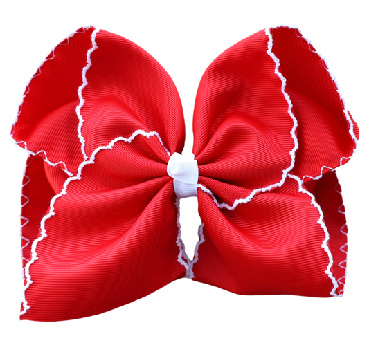 Red Moon Stitch Bow