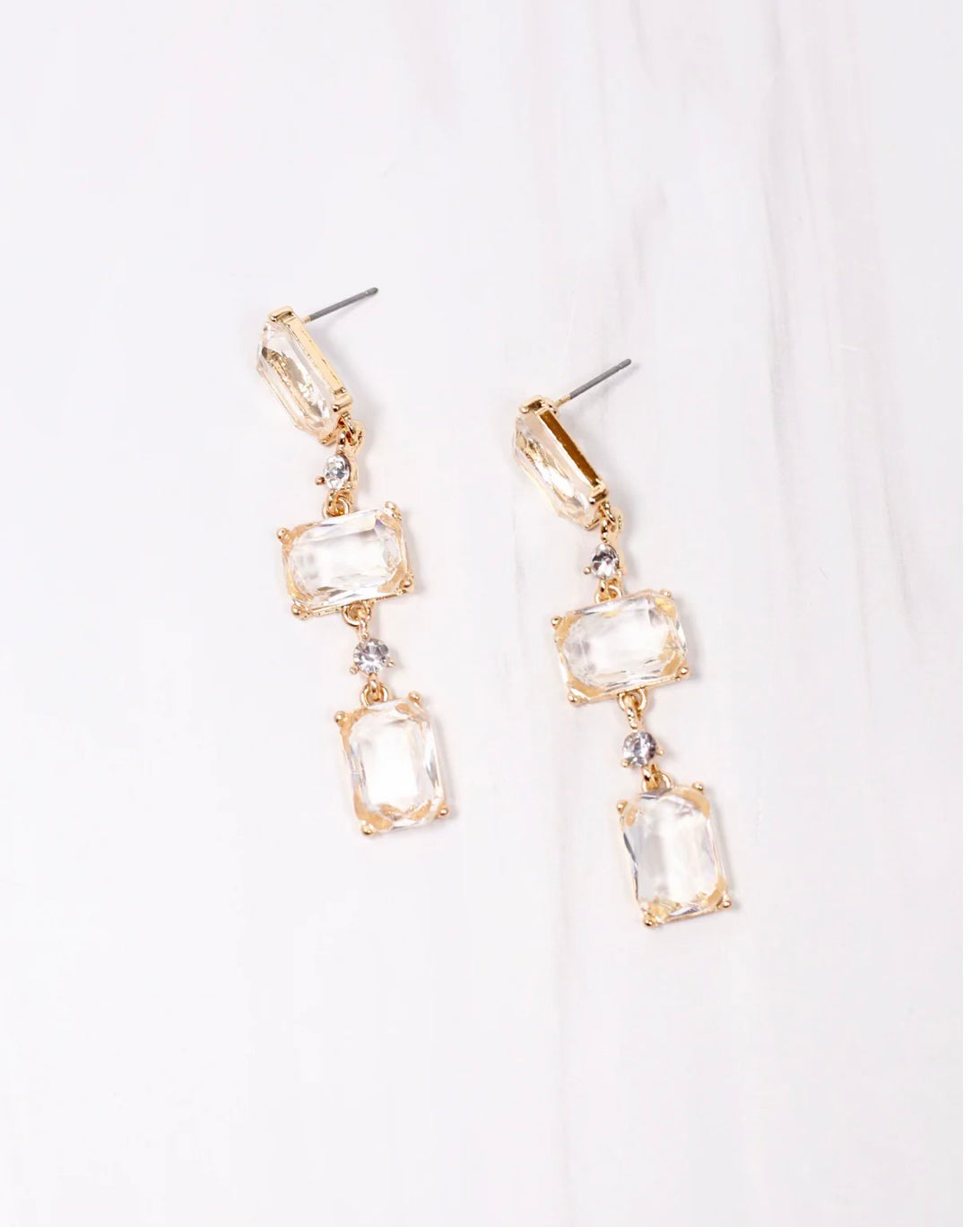 Minden Stone Drop Earrings
